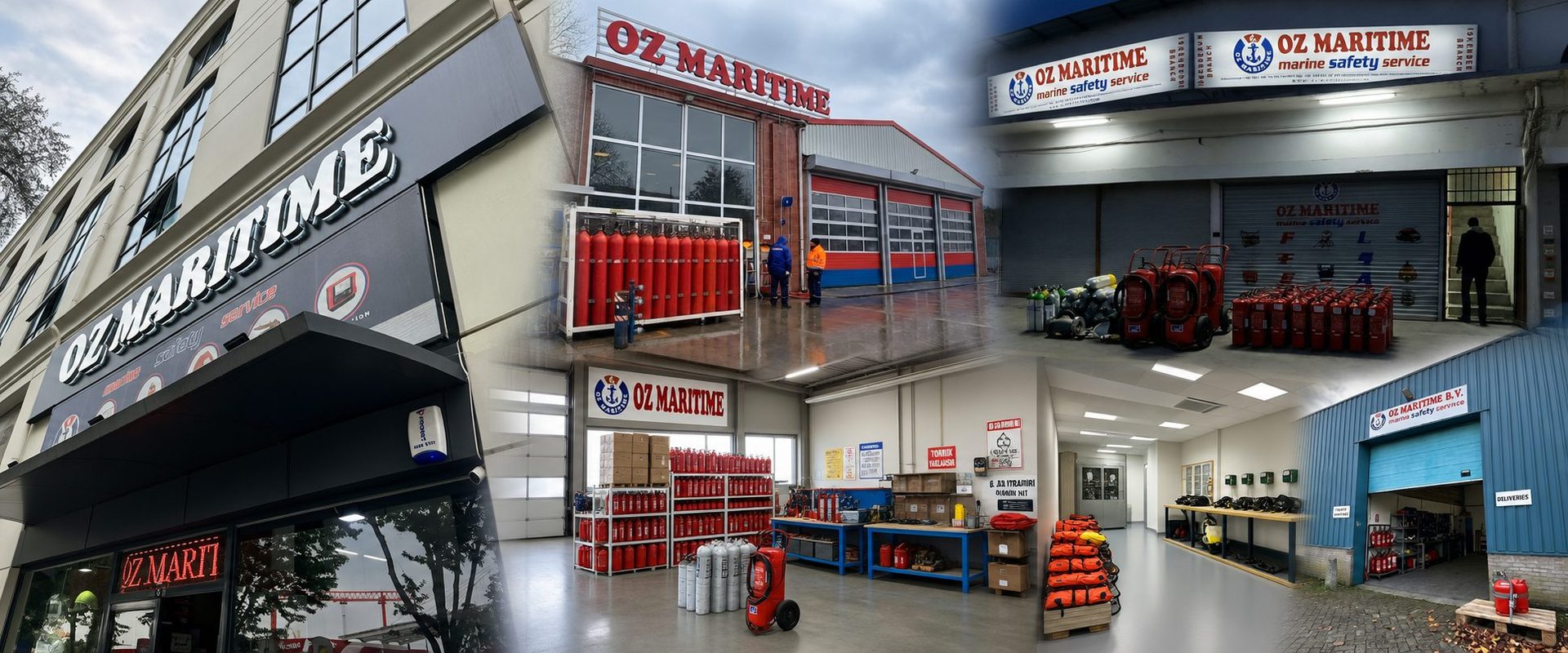 Service centres — OZ Maritime