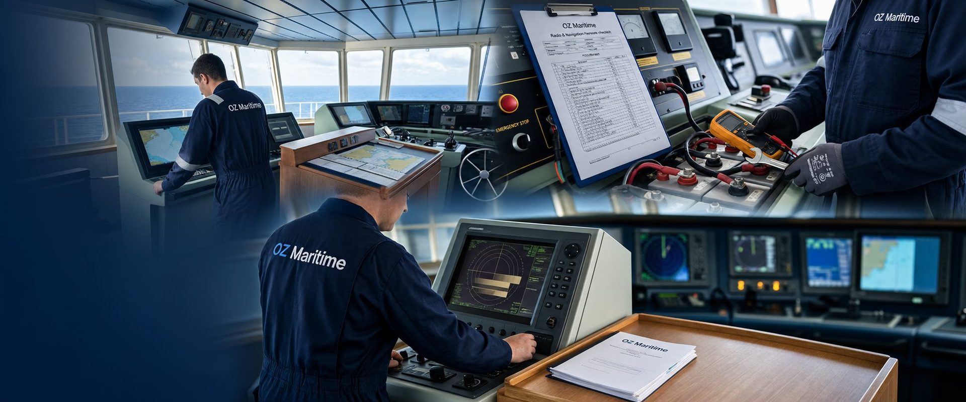 GMDSS radio survey and shore-based maintenance — OZ Maritime