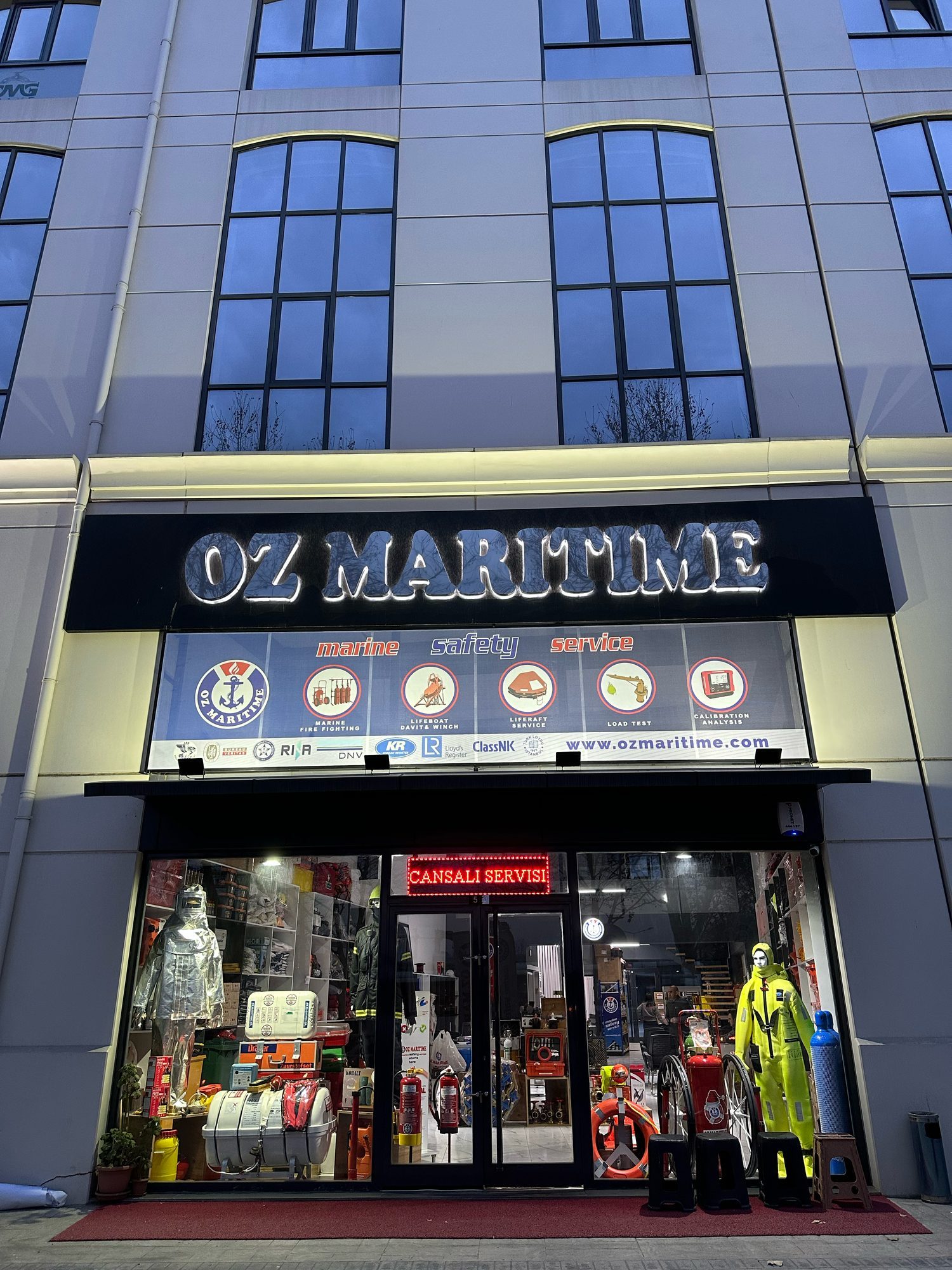 OZ Maritime office frontage in Tuzla