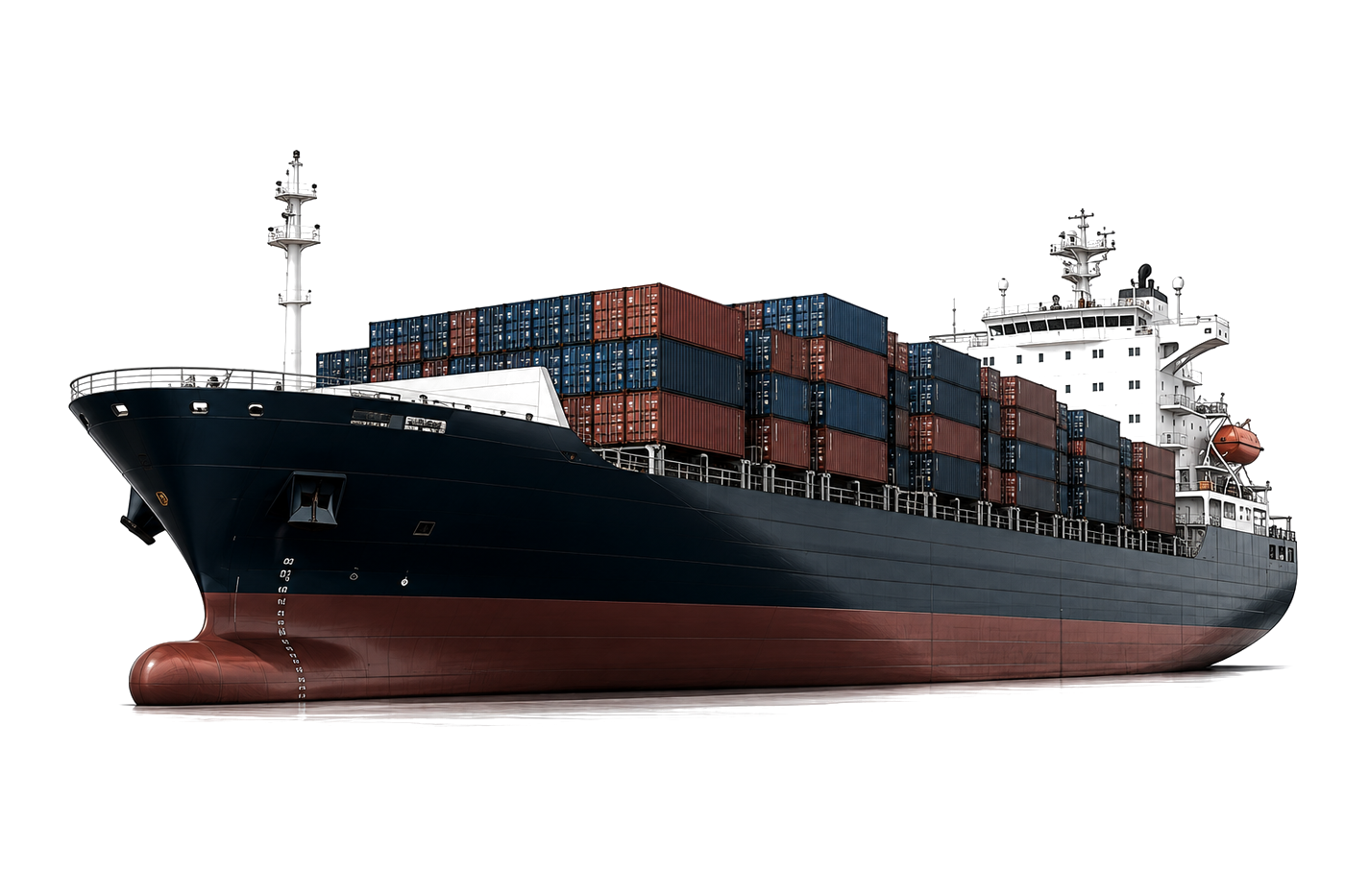 Commercial container vessel