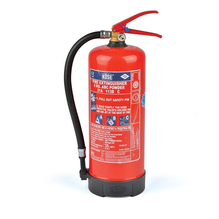 Dry powder extinguishers