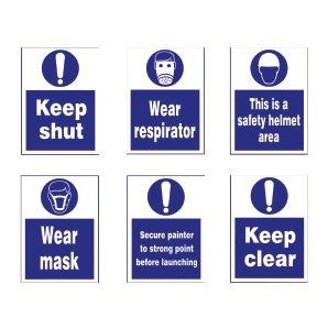 Mandatory Action and Protective Equipment Signs