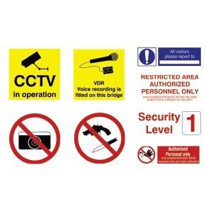 CCTV, VDR and Ship Security Notices