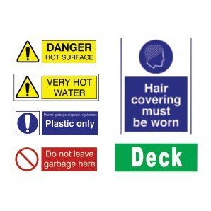 Hot Surface, Garbage and Deck Notices