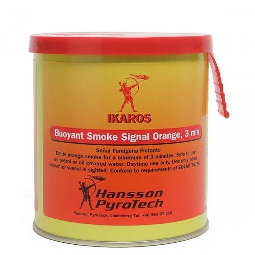 Buoyant Orange Smoke Signal, 3 Minute, Ikaros