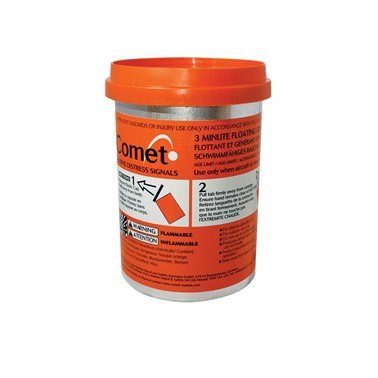 Buoyant Orange Smoke Signal, 3 Minute, Comet