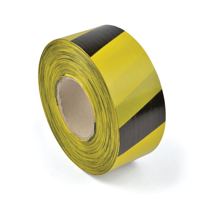 Warning Tape Yellow Black